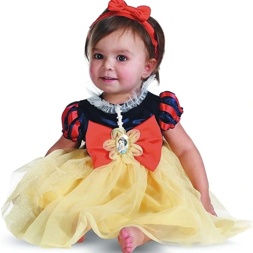 Disney Baby Snow White Infant Halloween Costume 12-18 Months Dress Up Princess